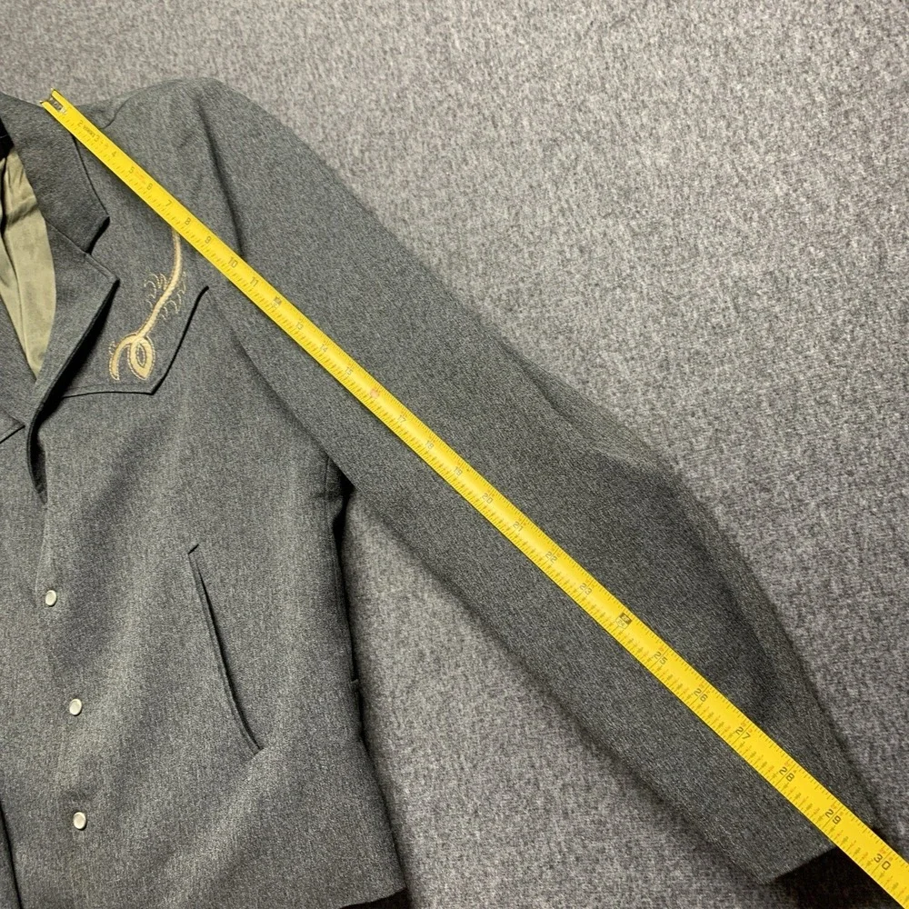 VTG Mesquite Niver Western Wear Western Yoke Snap Button Blazer Vintage Mens 44R